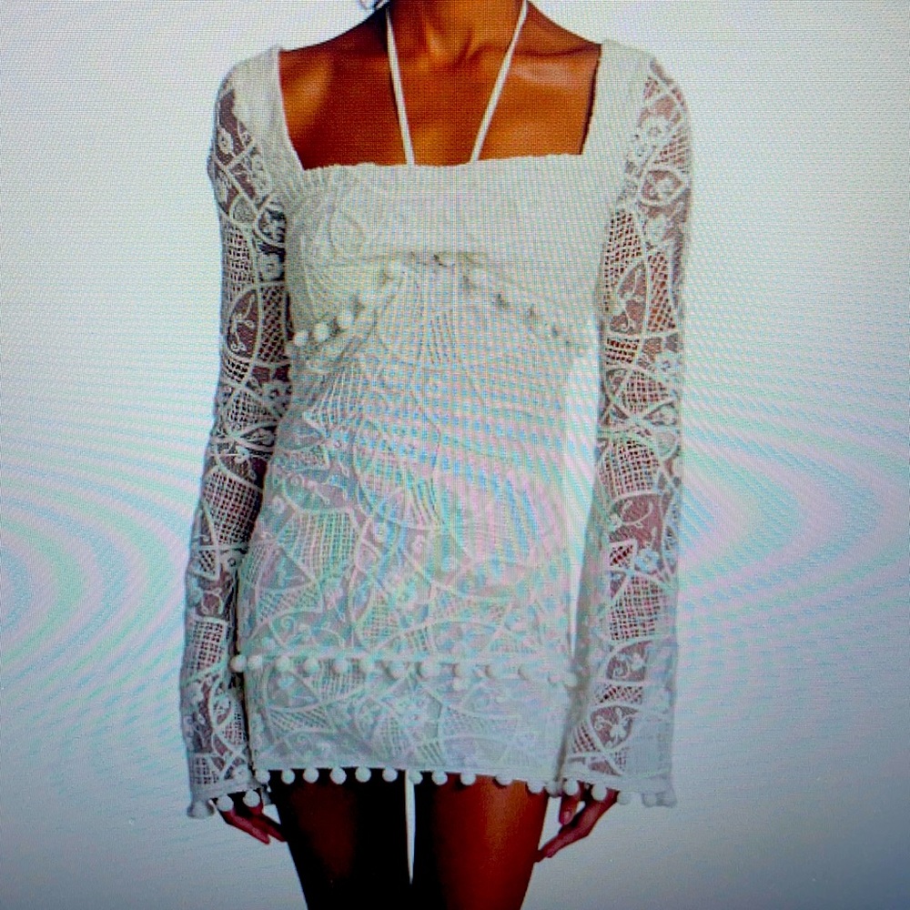 Alexis white beautiful summer dress